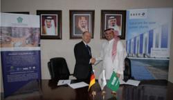 Dr. Ghassan Al-Shibl, President & CEO of AEC & Mr. Ralf Hofmann, CEO of KACO new energy